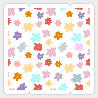 Colourful Flowers 10 Sticker